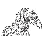 Coloriage Deux cheveux adulte