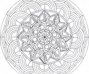 Coloriage et dessins gratuit Adulte Difficile destressant à imprimer