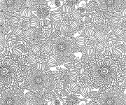 Coloriage et dessins gratuit Fleurs difficile à télécharger à imprimer