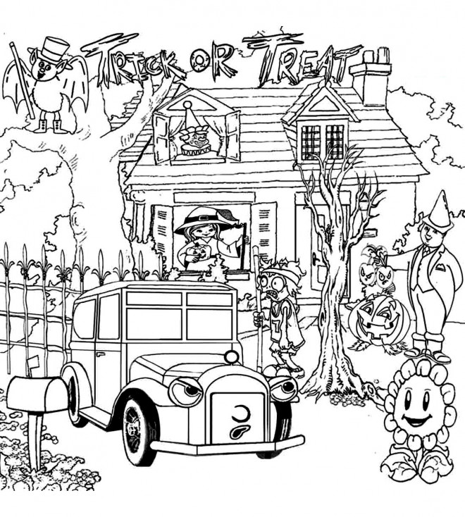 Coloriage Adulte Halloween Difficile dessin gratuit à imprimer adulte halloween difficile