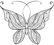 Coloriage Coloriage papillon pour adulte