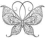 Coloriage Dessin Adulte Papillon