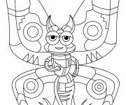 Coloriage Jolie Papillon abstrait