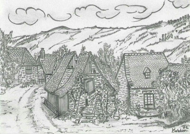 Coloriage De Paysage De Campagne