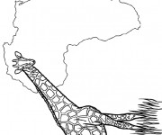 Coloriage et dessins gratuit Afrique à colorier à imprimer