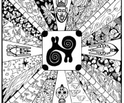 Coloriage Afrique Anti-Stress