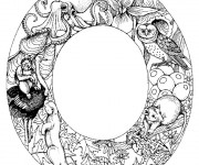 Coloriage Alphabet et animaux de nature