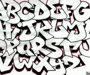 Coloriage Les Lettres de l'Alphabet peinture