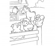 Coloriage Animaux de Ferme en Ligne