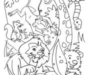 Coloriage et dessins gratuit Animaux sauvages à imprimer