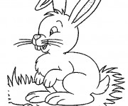 Coloriage Lapin rigolo en Ligne