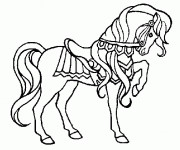 Coloriage Un Beau Cheval à télécharger