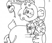 Coloriage Animaux Sauvages aimables