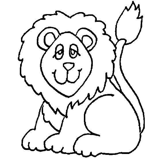 Coloriage et dessins gratuits Lion pas assez actif à imprimer