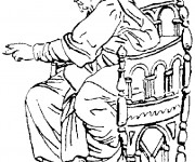 Coloriage Architecture et Sculpture religieuse