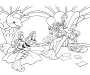 Coloriage La royaume de Barbie Sir&egrave;ne 