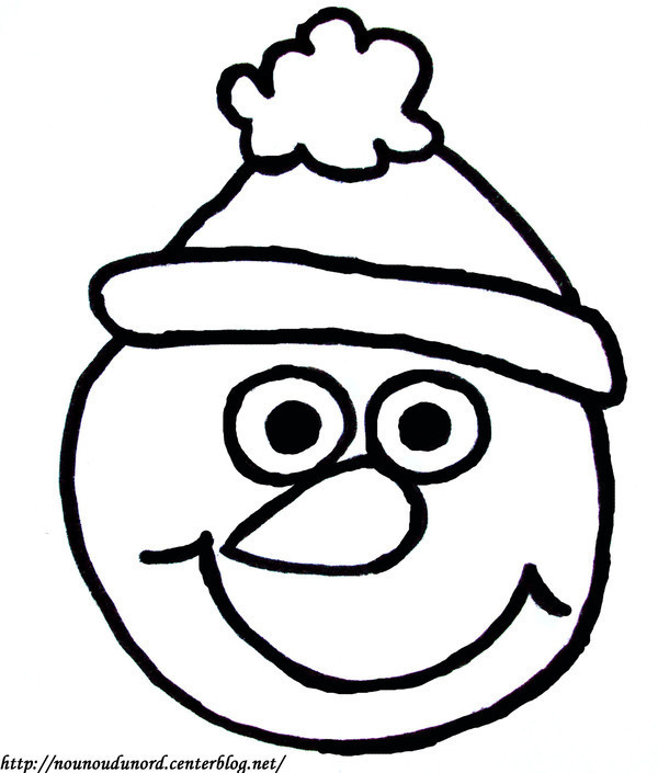 Coloriage Bonhomme De Neige A Imprimer Gratuit