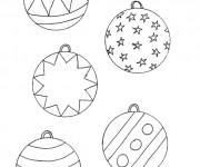 Coloriage Boule De Noel Gratuit à Imprimer Liste 20 à 40