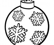 Coloriage Boule De Noel Gratuit A Imprimer