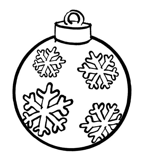 Coloriage Boule De Noel Gratuit A Imprimer