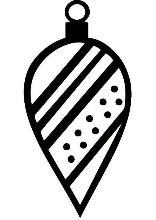 Coloriage Boule de Noel gratuit à imprimer liste 40 à 60