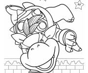 Coloriage Bowser breakdance