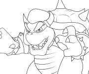 Coloriage Bowser du film Mario