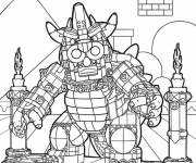 Coloriage Bowser du monde Lego