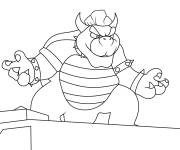 Coloriage Bowser fury en col&egrave;re