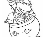 Coloriage Bowser JR imprimable en line