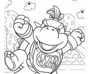 Coloriage Bowser junior plein de joie