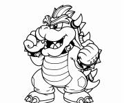 Coloriage Bowser Koopa Troopa