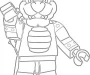 Coloriage Bowser lego