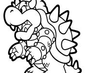 Coloriage Bowser maternelle