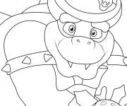 Coloriage Bowser se sent timide