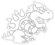 Coloriage Bowser styl&eacute;