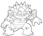 Coloriage Image Bowser pour enfants