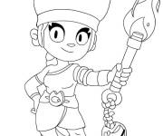 Coloriage Brawl Stars Amber