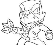 Coloriage Brawl Stars Corbac