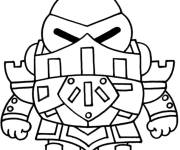 Coloriage Brawl Stars Mecha Surge