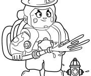 Coloriage Brawler Pam de Brawl Stars
