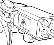 Coloriage Brock et son tir de roquette