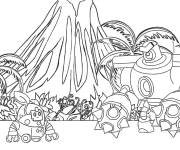 Coloriage Combat de Wally contre le robot