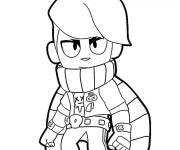 Coloriage Edgar de Brawl Stars