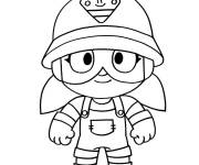 Coloriage Jacky mignonne