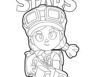 Coloriage Jessie Brawl Stars