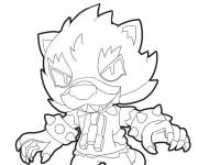 Coloriage L&eacute;on le Brawler l&eacute;gendaire