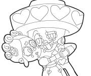Coloriage Les bagarreurs Piper et Poco