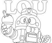 Coloriage Lou Brawl Stars