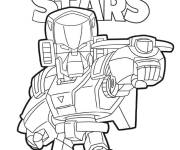Coloriage Mecha Bo de Brawl Stars